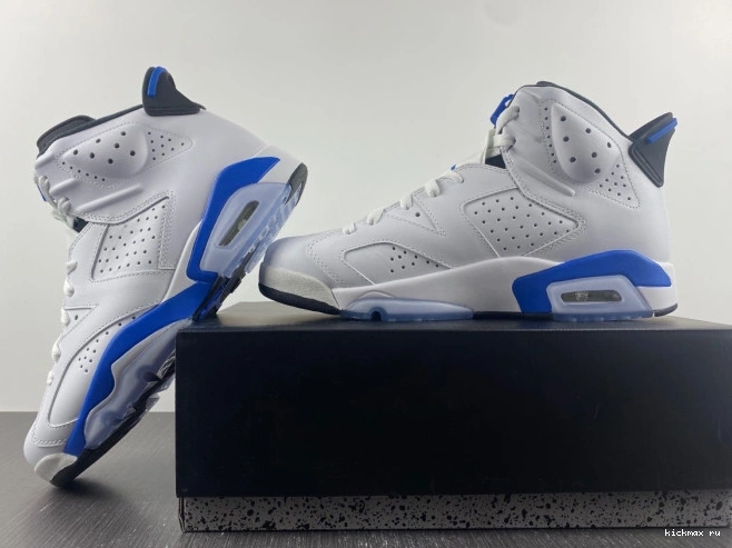 Rep 6 Air 384664-107 Blue Retro Sport Jordan (2014) 0713